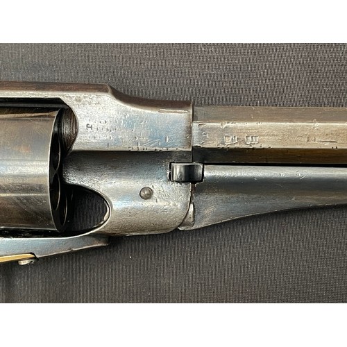 2277 - Remington New Model Army 1861 Pattern Revolver serial number 88287 .44cal. with 200mm long barrel. T... 