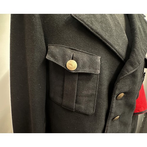 2163 - WW2 Third Reich M32 Allgemeine SS Dienstrock Service Dress Jacket. The jacket is complete with all o... 