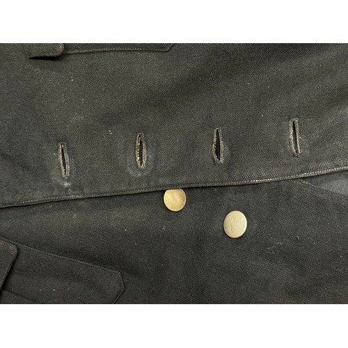 2163 - WW2 Third Reich M32 Allgemeine SS Dienstrock Service Dress Jacket. The jacket is complete with all o... 