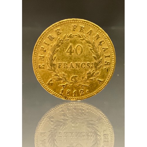 471 - Napoleon 40 Franc gold coin, 1812