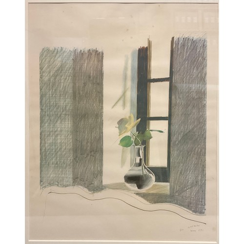 18 - David Hockney  (Bn 1937- ), by and after, Le Nid du Duc, May 1971, colour lithograph, depicting an a... 