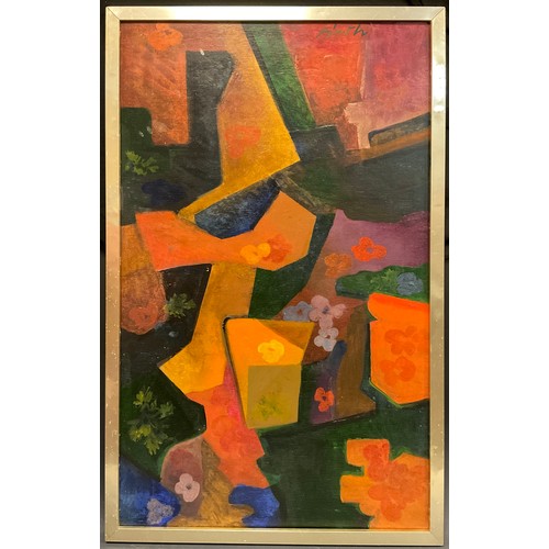 30 - Firth (British Modern school, mid 20th century), Abstract composition with orange and green, signed ... 