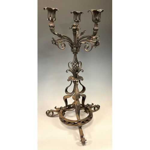5 Arms Candelabra 10.4 Inch Tall Black Candle Holder Gothic Candle Holders  Candl