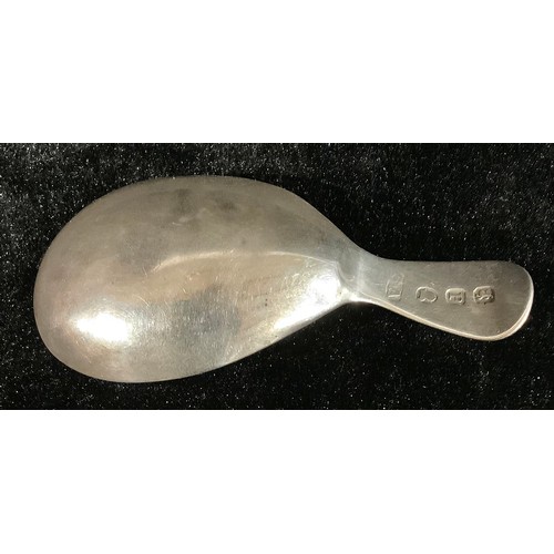 151 - A George III silver caddy spoon, Stephen Adams, London 1810