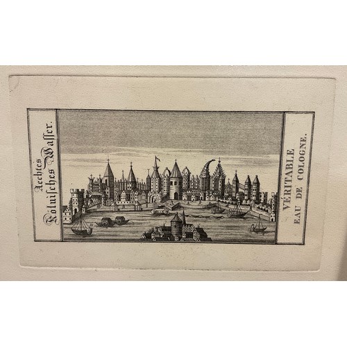 106 - Waller, by and after, a view of Cologne, a pair of engravings, with the original copper engraving pl... 