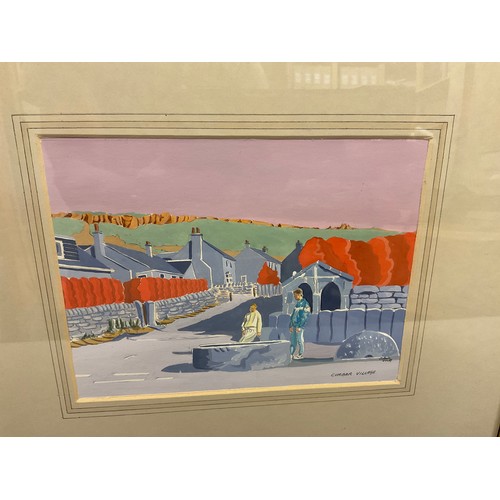 88 - Donald Smith (British Modern School), a group of watercolour and gouache paintings - in Fauvist colo... 