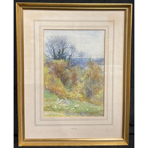 202 - Elizabeth M Chettle
A Spring Morning
signed, dated 1928, watercolour, 30cm x 21cm