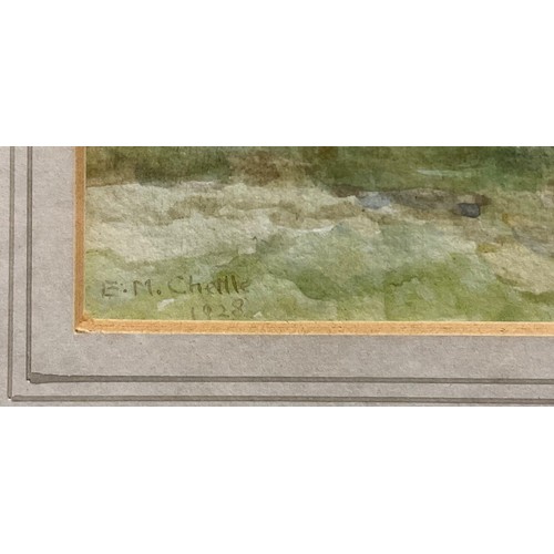 202 - Elizabeth M Chettle
A Spring Morning
signed, dated 1928, watercolour, 30cm x 21cm