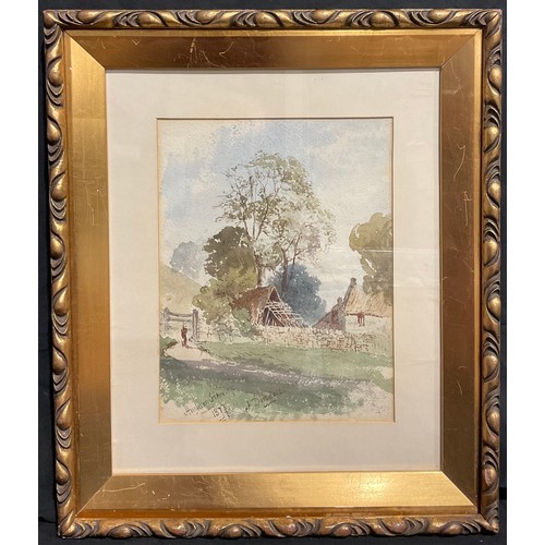 205 - Hughson Hawley (1850 - 1936)
Dovedale
signed, dated 1877, watercolour, 30cm x 23cm