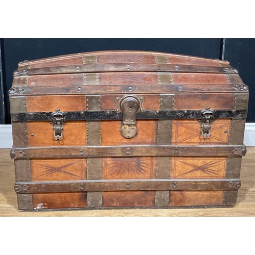 Sold at Auction: Antique Steamer Trunk