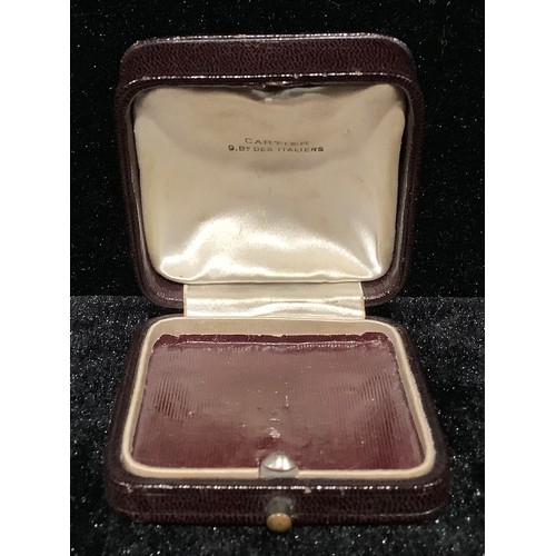 560 - A vintage Cartier jewellery box, first half 20th century