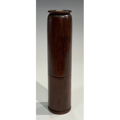 678 - Treen - an early 19th century Sycamore rolling pin, good colour, turned ends, 40cm long, c.1820; a G... 