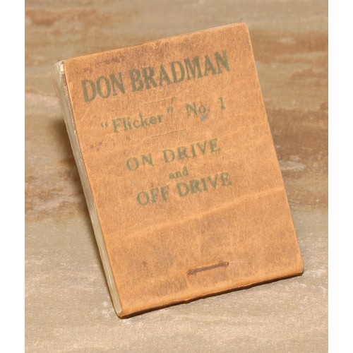 652 - Sport - Cricket - a flick book, Don Bradman 