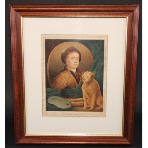 413 - After William Hogarth (19th century)
The Painter and His Pug
watercolour, 29cm x 22.5cm