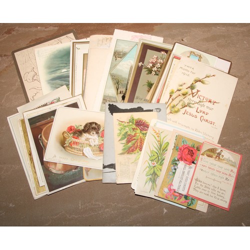 544 - Ephemera - a collection of 19th and early 20th century Christmas cards (approx 40)