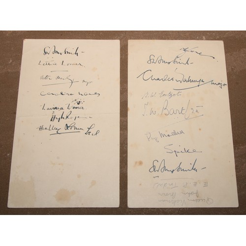 613 - Maritime History - Iconic Ship - a dinner menu, HMT Empire Windrush, Christmas Day 1950, signed to v... 