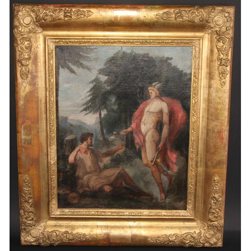 412 - After the Old Master (19th century)
Mercury and the Woodcutter
oil on canvas, 38cm x 31cm