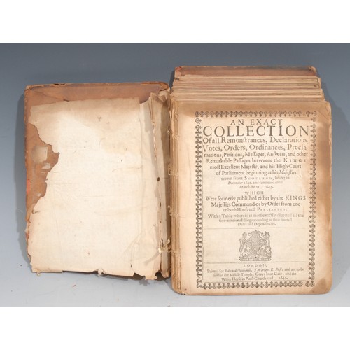 1023 - The English Civil War - An Exact Collection of all Remonstrances, Declarations, Votes, Orders, Ordin... 