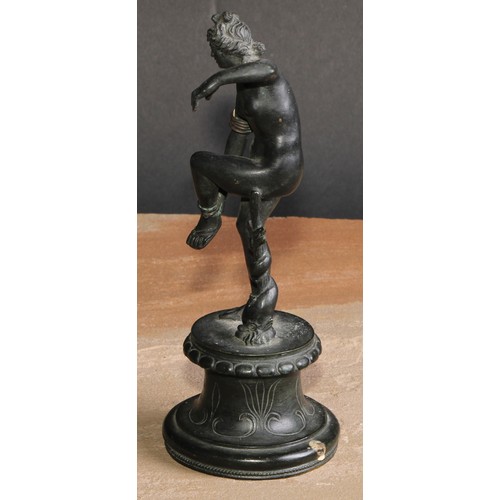 595 - Italian Grand Tour School (19th/early 20th century), a dark patinated bronze, Aphrodite, after an an... 