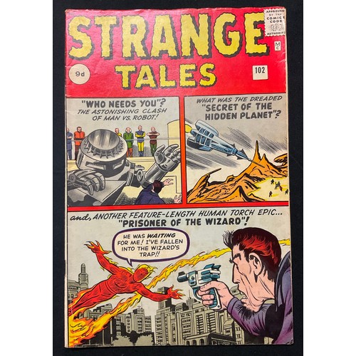 1030 - Strange Tales #89, #91, #97, #102 (1961-1962) 1st appearances of Fin Fang Foom, Prototype of Aunt Ma... 
