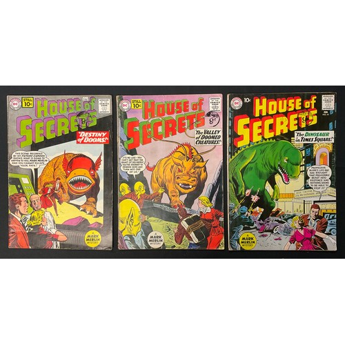 1034 - House of Secrets #32, #35, #38-39, #41-45. The Brave and the Bold #40 (1960-1962). Mark Merlin story... 