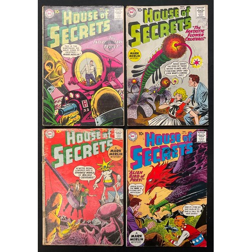 1034 - House of Secrets #32, #35, #38-39, #41-45. The Brave and the Bold #40 (1960-1962). Mark Merlin story... 