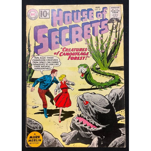 1035 - House of Secrets #47, #48, #49, #51 x 2, #70. (1961-1965). Mark Merlin story lines, Silver age DC co... 