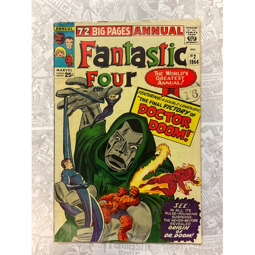 1038 - Fantastic Four Annual #2 (1964). Origin of Dr. Doom. Key silver age Marvel Comic. Written by Stan Le... 