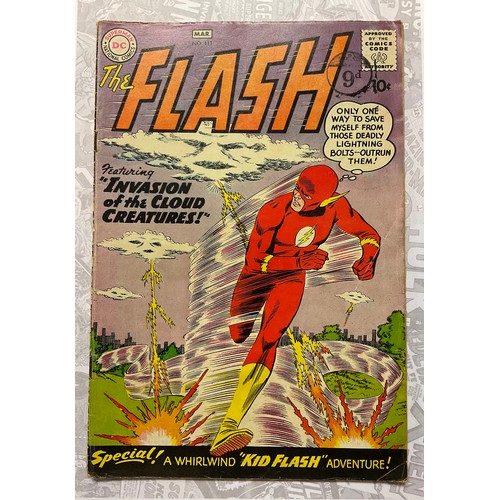 1039 - The Flash #111-112. (1960). 1st appearance of the Elongated Man. Key Silver age DC comic. Carmine In... 