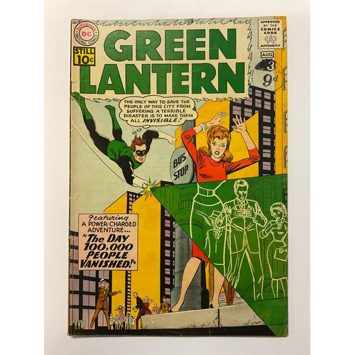 1047 - Green Lantern #7-8. (1961) 1st appearance and Origin of Sinestro. 1st 5700AD Story, 1st Pol Manning,... 