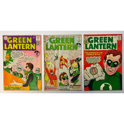 1048 - Green Lantern #10-11, #35 (1962-1965). Silver age DC Comics. Gil Kane artwork. (3)