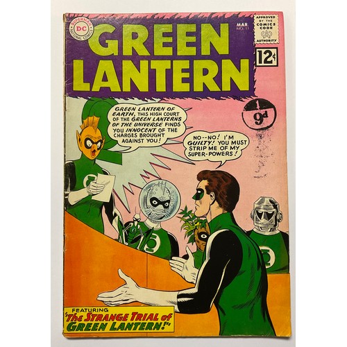1048 - Green Lantern #10-11, #35 (1962-1965). Silver age DC Comics. Gil Kane artwork. (3)