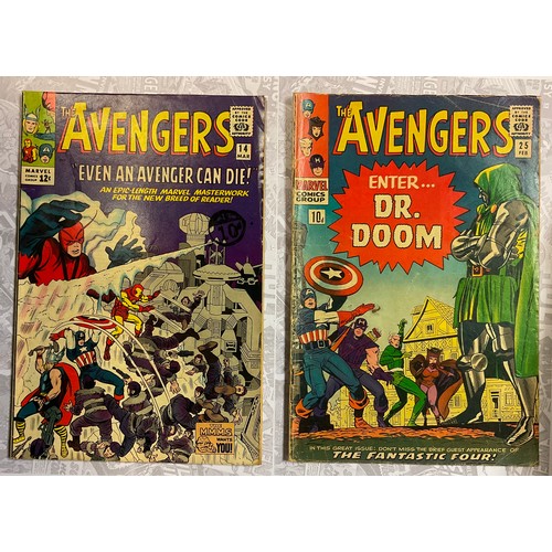 1052 - Avengers #14, #25 (1965-1966). Written by Stan Lee artwork by Jack Kirby. Silver age Marvel Comics. ... 