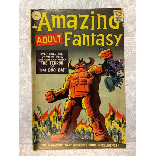 1053 - Amazing Adult Fantasy #9 (1962). Written by Stan Lee, art by Steve Ditko. Silver age Marvel Comic