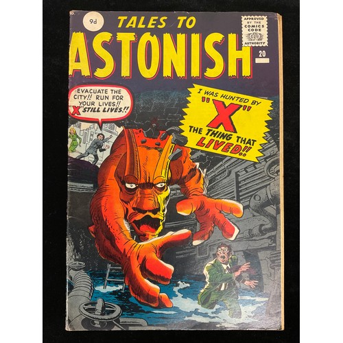 1061 - Tales to Astonish #19-22. (1961). 1st appearances of Rommbu, “X”, Glop, and Crawling Creature. Writt... 