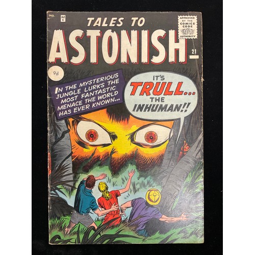 1061 - Tales to Astonish #19-22. (1961). 1st appearances of Rommbu, “X”, Glop, and Crawling Creature. Writt... 