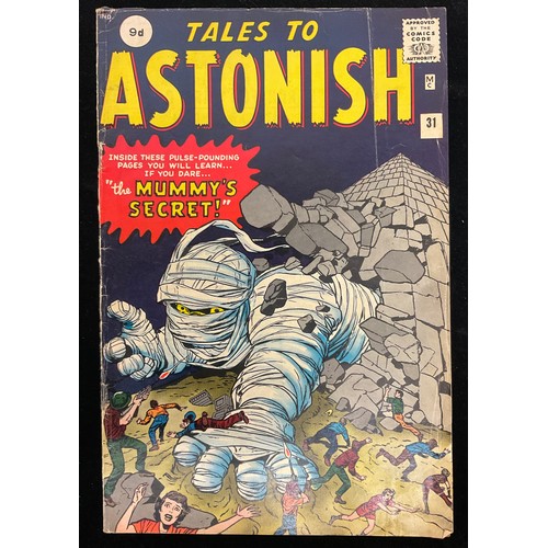 1062 - Tales to Astonish #26, #31, #37, #49. (1961-1963). 3rd appearance of Ant Man, and Hank Pym becomes G... 