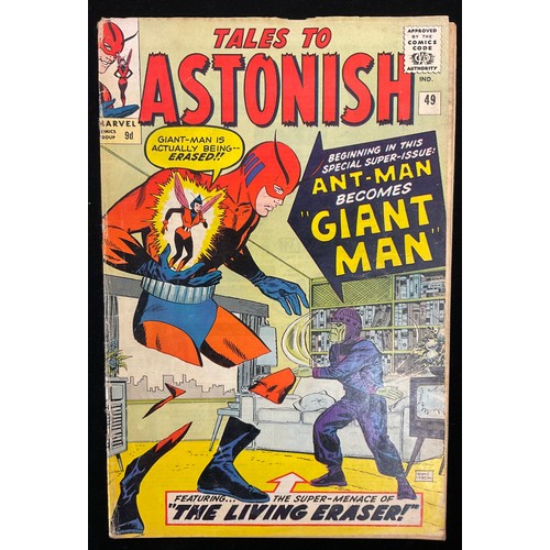 1062 - Tales to Astonish #26, #31, #37, #49. (1961-1963). 3rd appearance of Ant Man, and Hank Pym becomes G... 