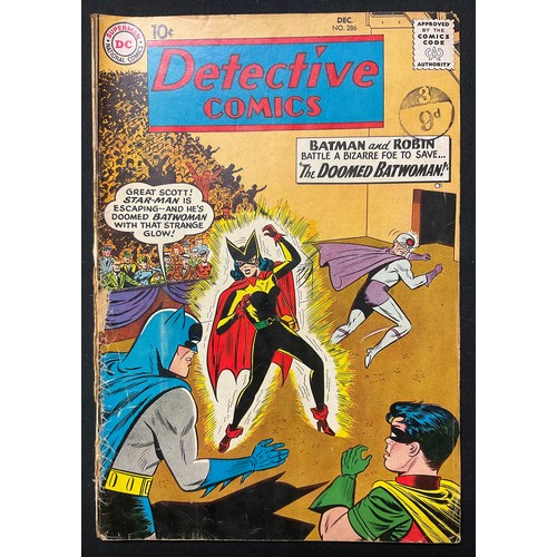 1064 - Detective Comics #285-290 (1960-1961). Silver age DC Comics. (6).