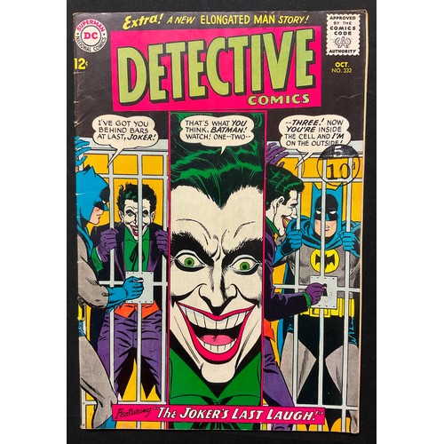 1066 - Detective Comics #307, #316, #332, #338. (1962-1965). Classic cover art featuring The Joker by Carmi... 