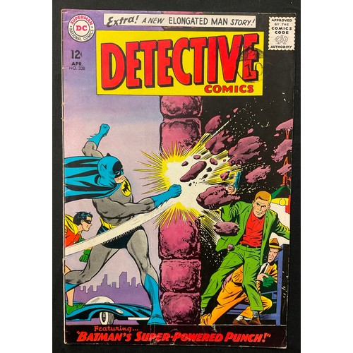 1066 - Detective Comics #307, #316, #332, #338. (1962-1965). Classic cover art featuring The Joker by Carmi... 