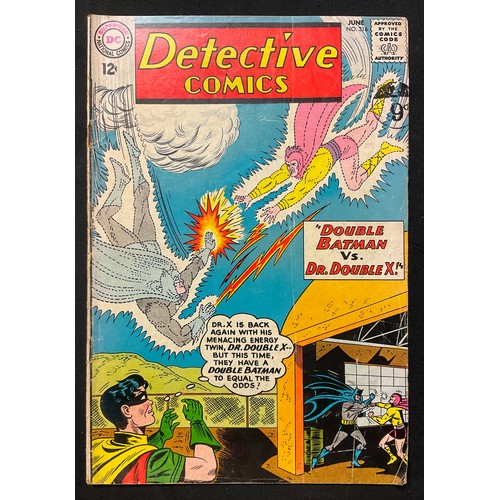 1066 - Detective Comics #307, #316, #332, #338. (1962-1965). Classic cover art featuring The Joker by Carmi... 