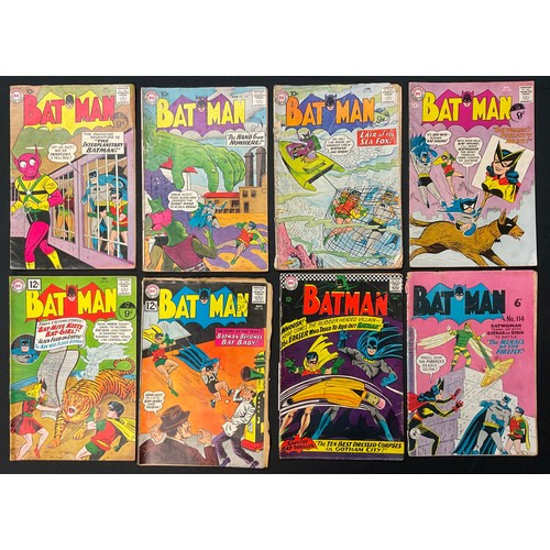 1068 - Batman #128, #130, #132, #133, #144, #147, #188, #114 (Australian printing variant). (1959-1966). Si... 