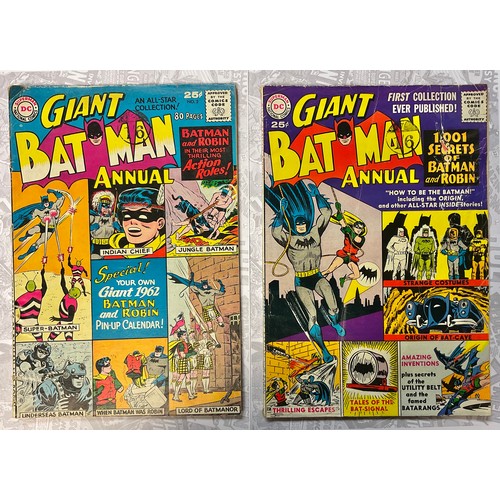 1069 - Batman Annual #1-2. (1961). Origin of the Batcave. Bob Kane artwork. Silver Age DC Comics. (2)