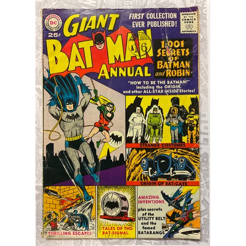 1069 - Batman Annual #1-2. (1961). Origin of the Batcave. Bob Kane artwork. Silver Age DC Comics. (2)