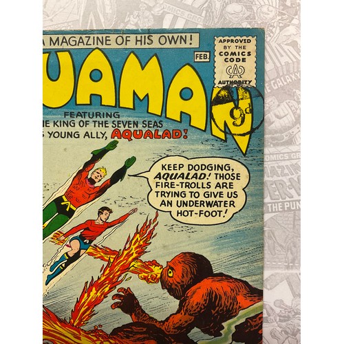 1071 - Aquaman #1 (1962). 1st Aquaman title series. 1st appearance of Qwsp. Art by Nick Cardy. Key Silver a... 