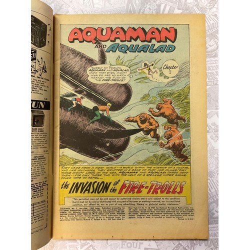 1071 - Aquaman #1 (1962). 1st Aquaman title series. 1st appearance of Qwsp. Art by Nick Cardy. Key Silver a... 