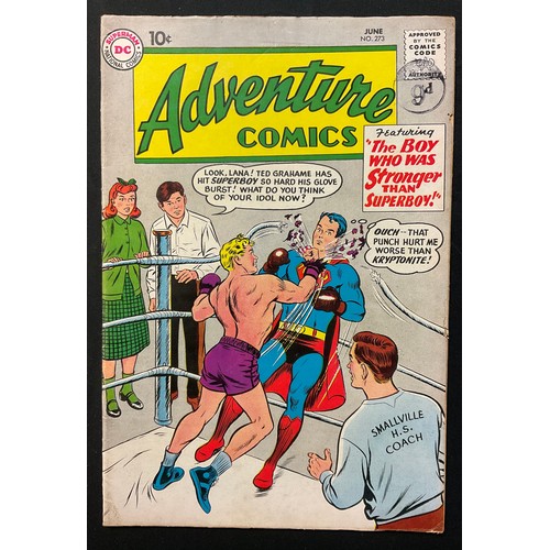 1073 - Adventure Comics #270-273. (1960). Include 2nd appearance of Aqualad, 1st Aquacave, Origin of Lex Lu... 