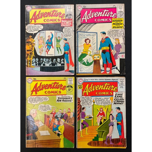 1074 - Adventure Comics #279-282. (1960). Includes 1st appearance of Star Boy. Silver age DC Comics. (4)