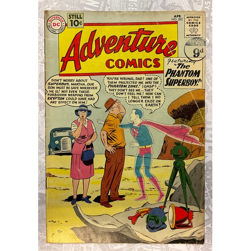 1075 - Adventure Comics #283, #293. (1961-1962) 1st and 2nd appearance of General Zod. 1st team appearance ... 